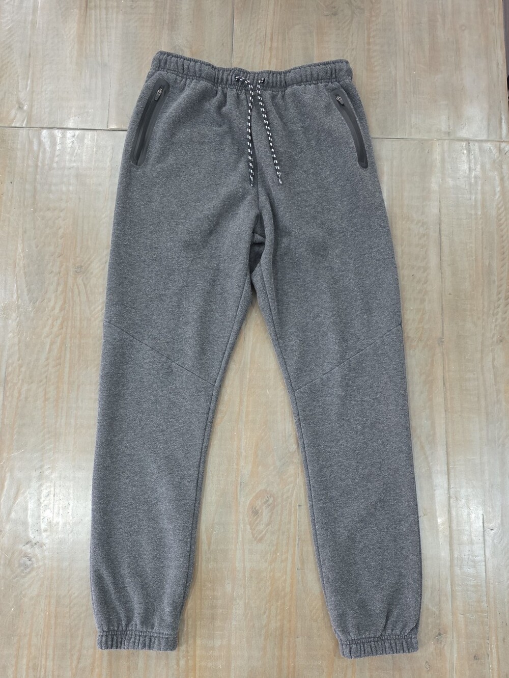 Athletic Works Kids Gray Jogger Pants with Zipper Pockets #L0256
